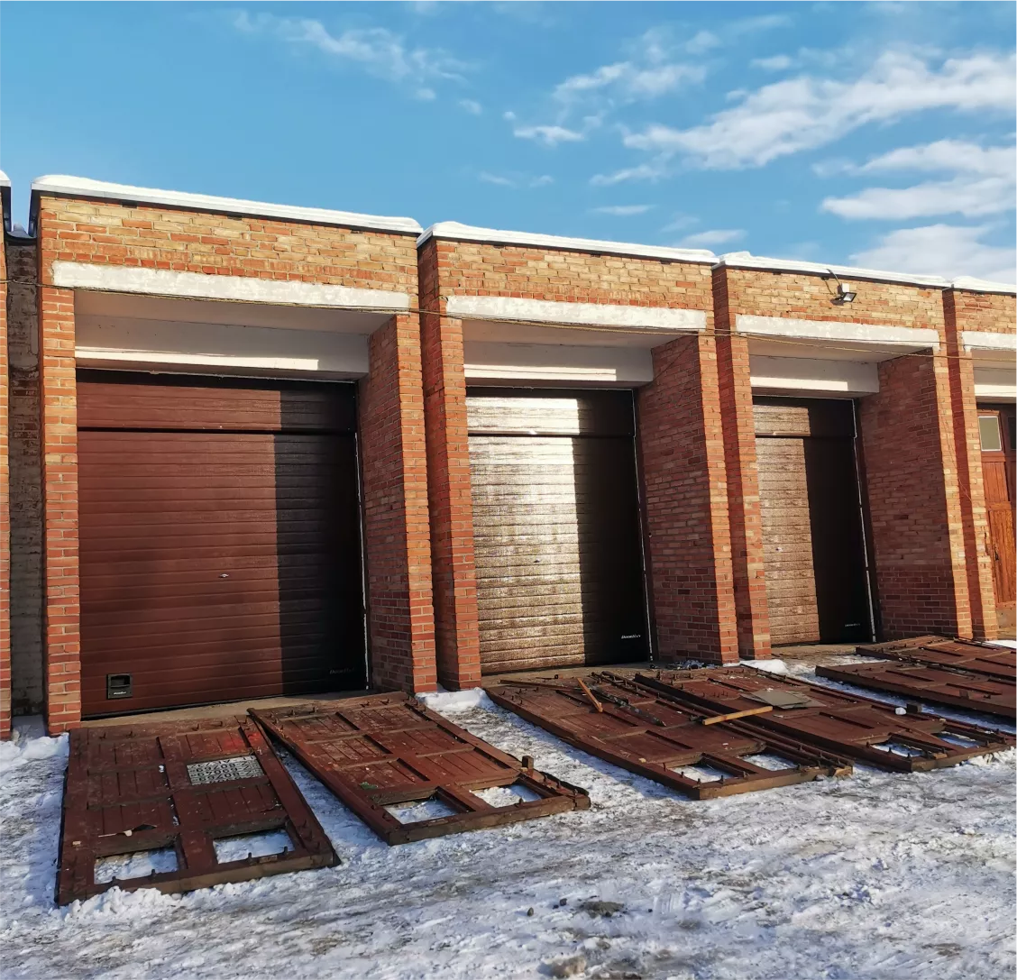 Промышленные ворота ISD01 3000х3000 от ТЕХНОГРАД